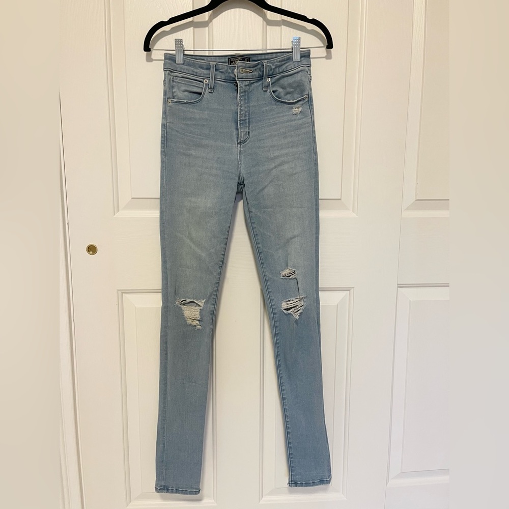 Abercrombie Simone High Rise Super Skinny Jean Size 26 2L